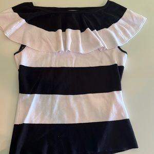 White House black market off shoulder tank sweater